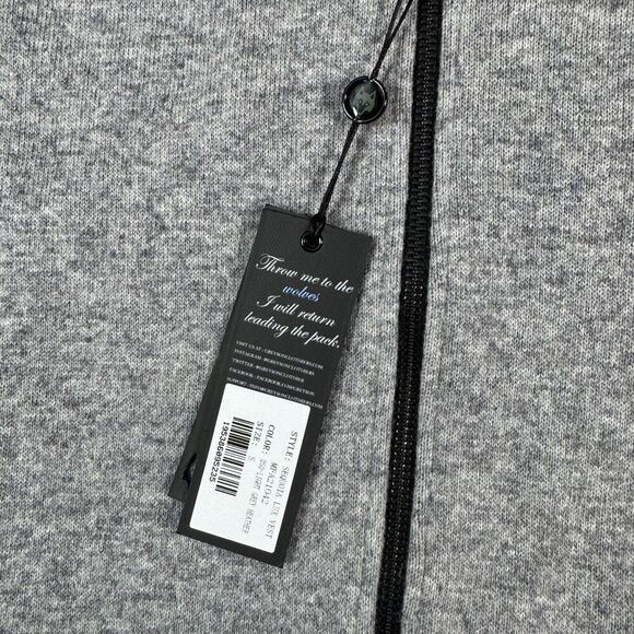 Greyson Vest Mens S Gray Sequoia Lux Golf Sweater NWT Embroidered Polyester Wool - Picture 9 of 16